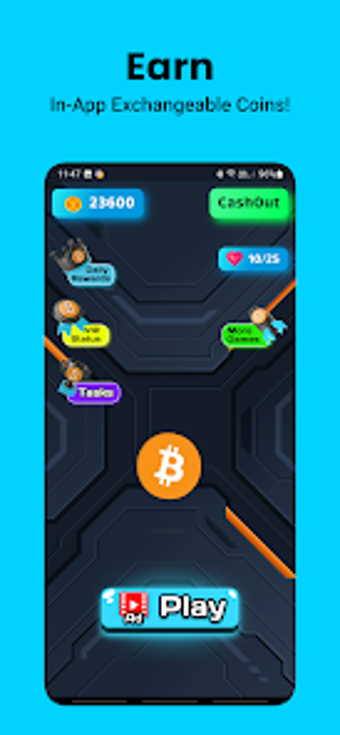 Bitcoin Tiles War - Earn BTC