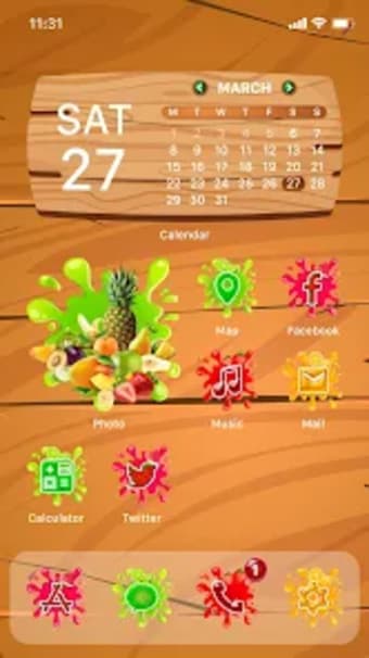 Wow Fruit Theme - Icon Pack