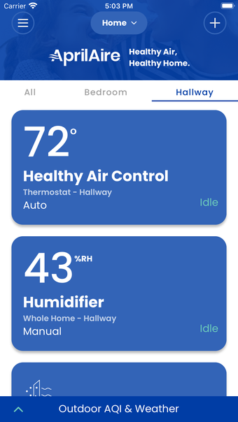 AprilAire Wi-Fi Thermostat App