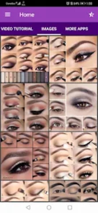 Step by Step Eyes Makeup Tutor