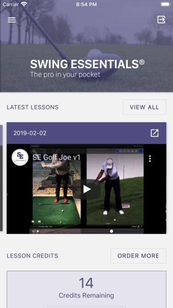 Swing Essentials Golf App