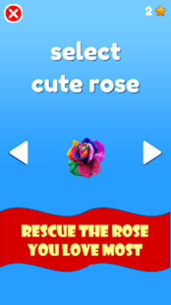 Cute Roses Rescue fast tap tap flappy fall games