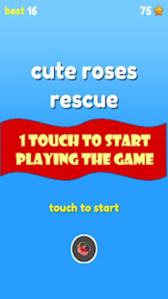 Cute Roses Rescue fast tap tap flappy fall games