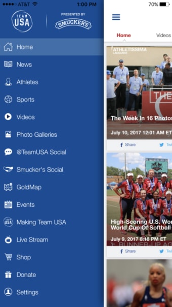 Team USA App