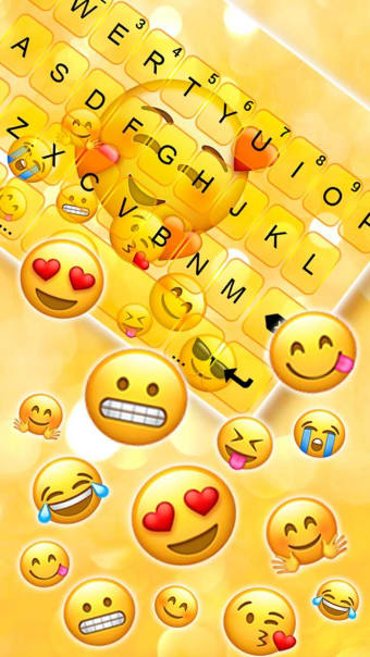 Emojis 3D Gravity Keyboard Theme