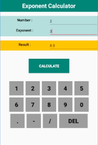 Exponent Calculator