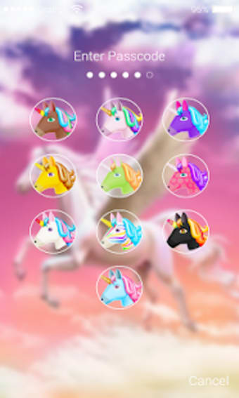 Magical Unicorn Lock screen Passcode Unicorn 2019