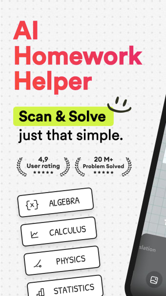 AI Homework HelperMath Solver