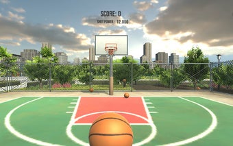 Basketball Court Real Shoot Game