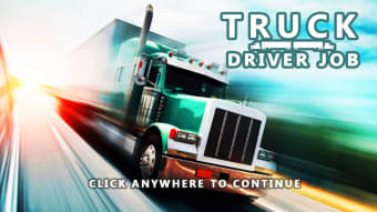 Truck Driver Job Pro