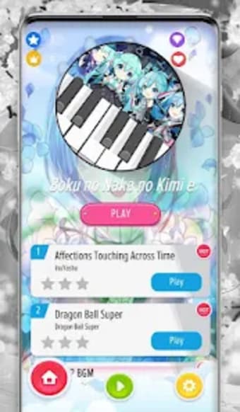 Anime Dream Piano Bang Tiles