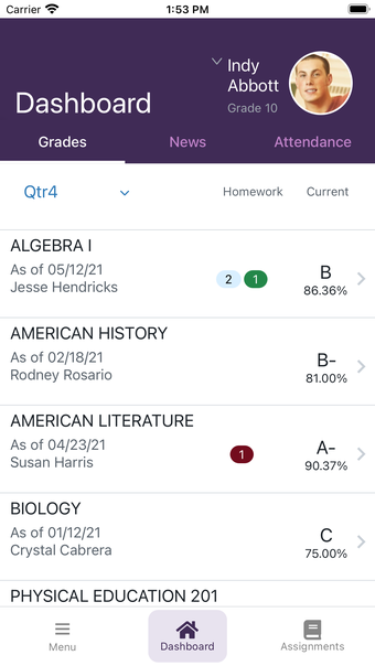 ProgressBook ParentStudent