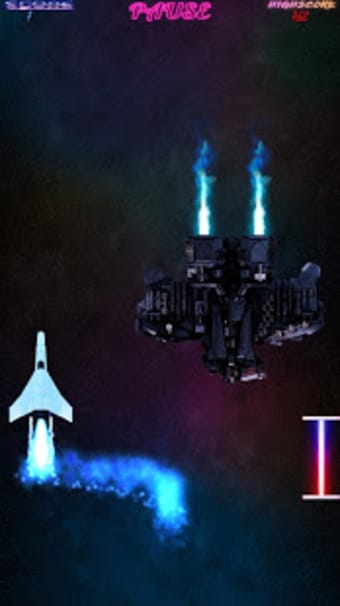 Retro Spaceship War: Planet  Starship Battle