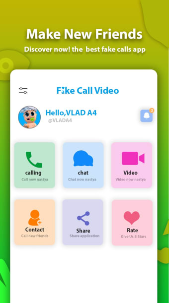 fake call video with vlad a4