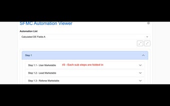 SFMC Automation Viewer