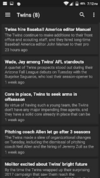 Baseball News