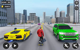 Street SkateBoard Game-Extreme 3D Flip Skater Game
