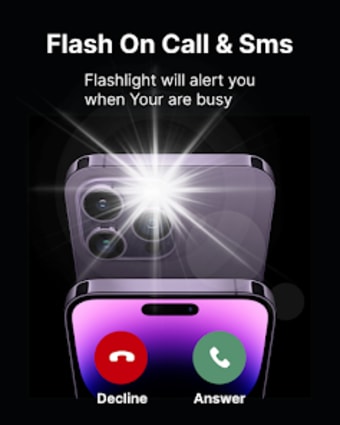 Flash Alerts On Calls  SMS