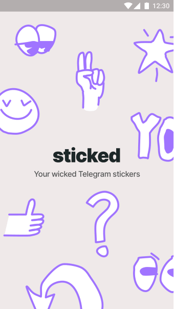 Sticked the Telegram stickers