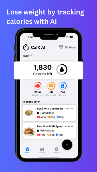 CalX - AI Calorie Counter