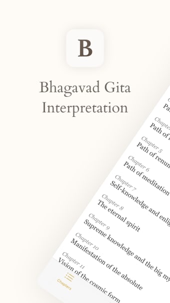 Bhagavad Gita Interpretation