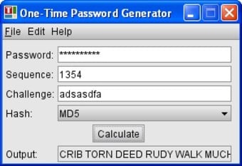 One-Time Password Generator