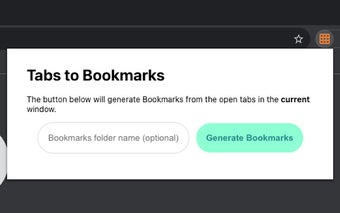 Tabs-To-Bookmarks