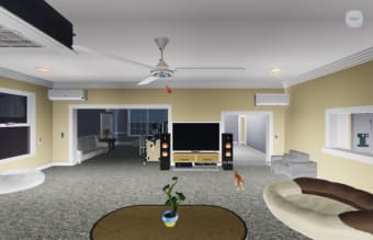 Ceiling fan and aircon