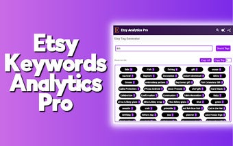 Etsy Keyword Analytics Pro