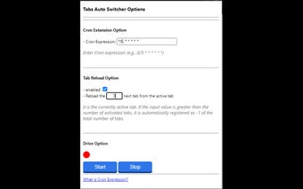 tabs auto switcher using cron expression