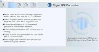 Cigati NSF to PST Converter