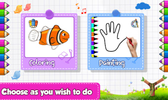 Coloring Book Painting Game