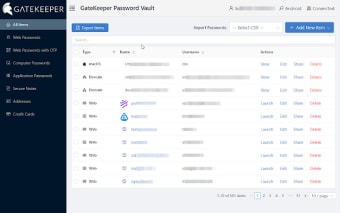 GateKeeper Password Manager