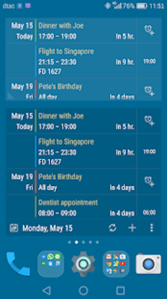 Calendar Widget KEY