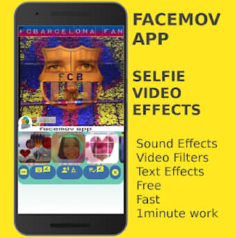 video message maker with animation face effects