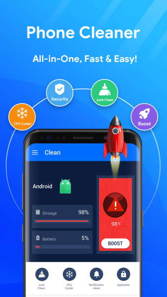 Phone Cleaner Free: Clean phone space Boost