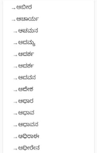 Kannada baby names