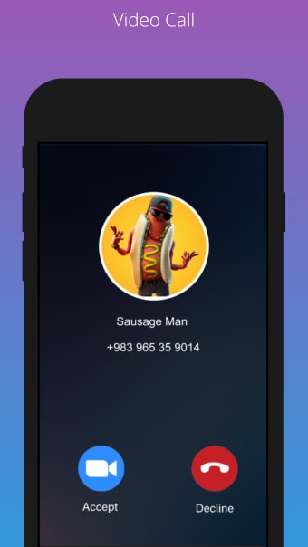 Fake Call Video  Sausage Man