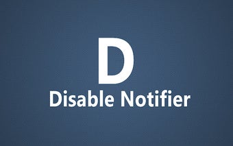 Disable Notifier