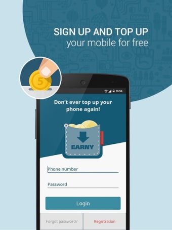 Earny: top up your mobile