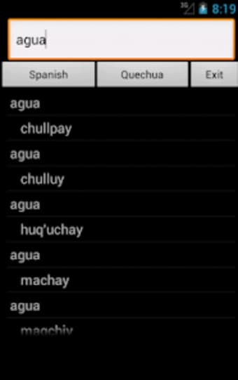 Quechua Spanish Dictionary