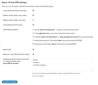 Async JS and CSS