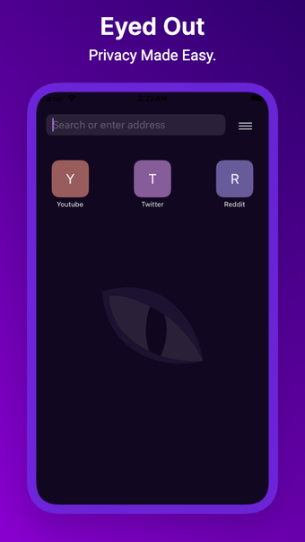 Eyed Out - Private web Browser