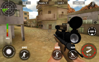 Sniper Shooting Desert Combat