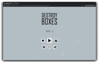 Destroy Boxes Game - HTML5 Game