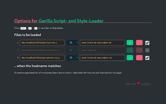 Gorilla Script- and Style-Loader