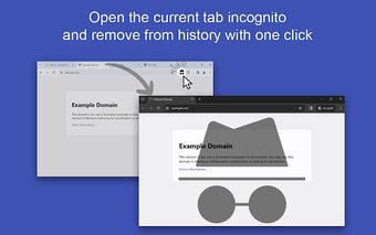 Open incognito tab