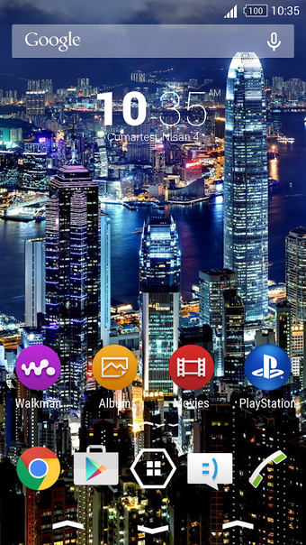 For Xperia Theme Night City