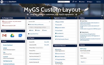 MyGS Custom Layout