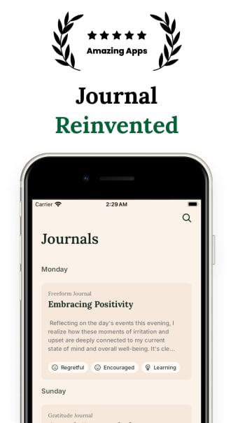 Journalize - Therapy Journal